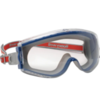 Ruimzichtbril Pulsafe Maxx-Pro blauw/grijs heldere antidamp lens HydroShield coating
